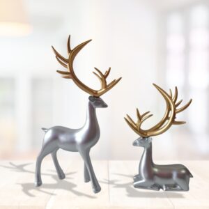 deer idol home decor (silver)