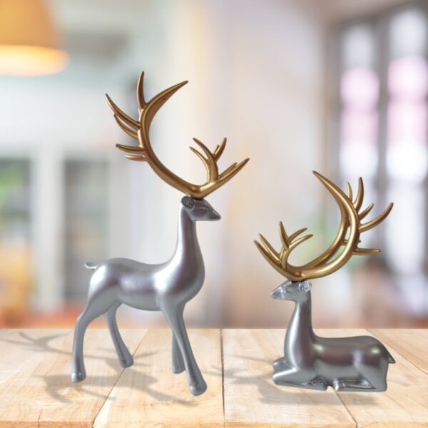 deer idol home decor (silver)