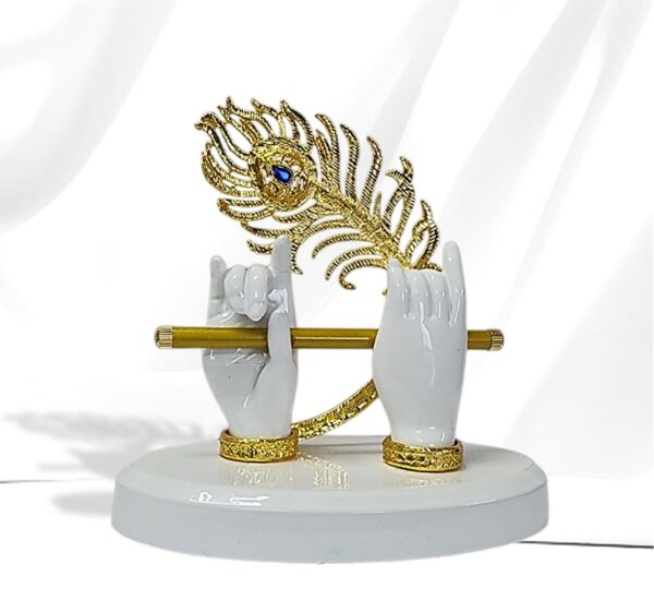 krishna murli idol White