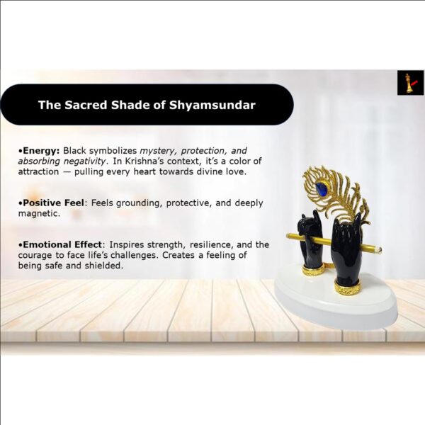 krishna murli idol black