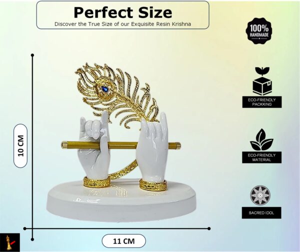 krishna murli idol white