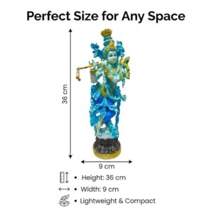 Lord Krishna Flute Playing Idol Statue