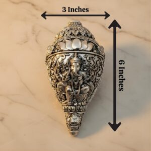 999 Pure Silver Plated Shankh