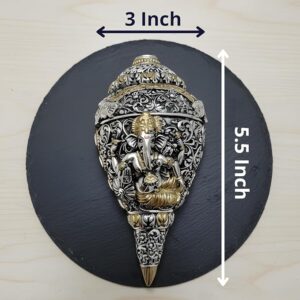 999 Pure Silver Plated Shankh