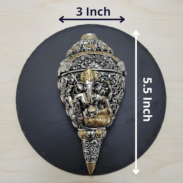 999 Pure Silver Plated Shankh