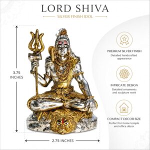 2 Two Tone Mahadev Shiv Murti Statue
