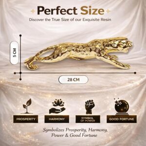 Golden Jaguar Showpiece